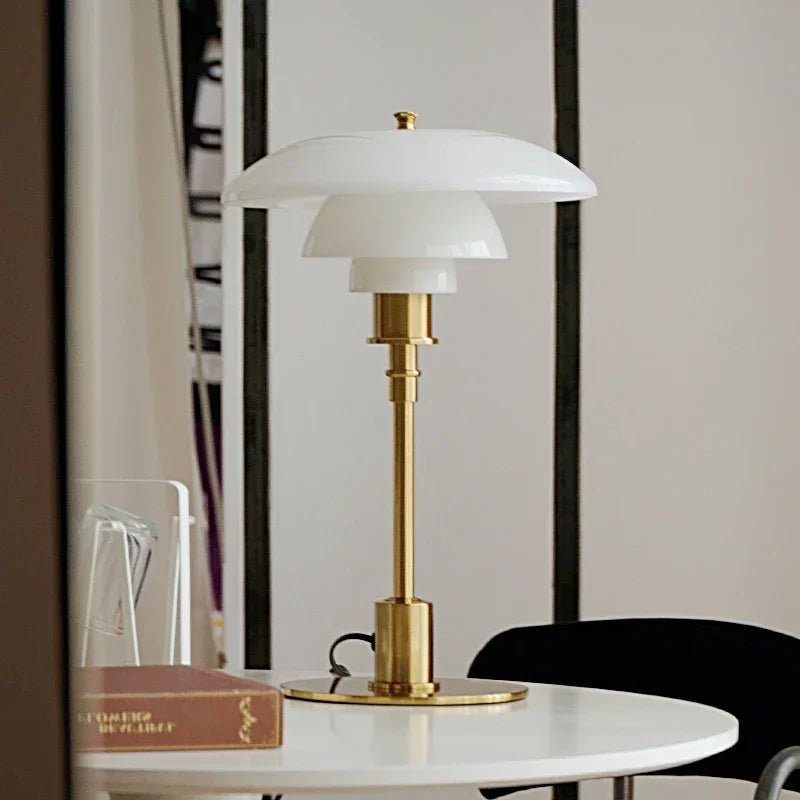 Danish Inspired Glass Table Lamp - The House Of BLOC