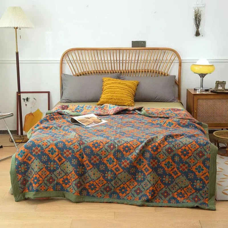 Decorative Bohemian Style Bed Blanket - The House Of BLOC