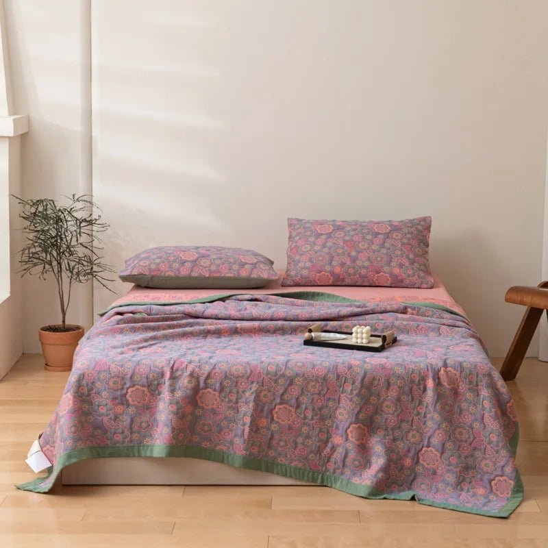 Decorative Bohemian Style Bed Blanket - The House Of BLOC