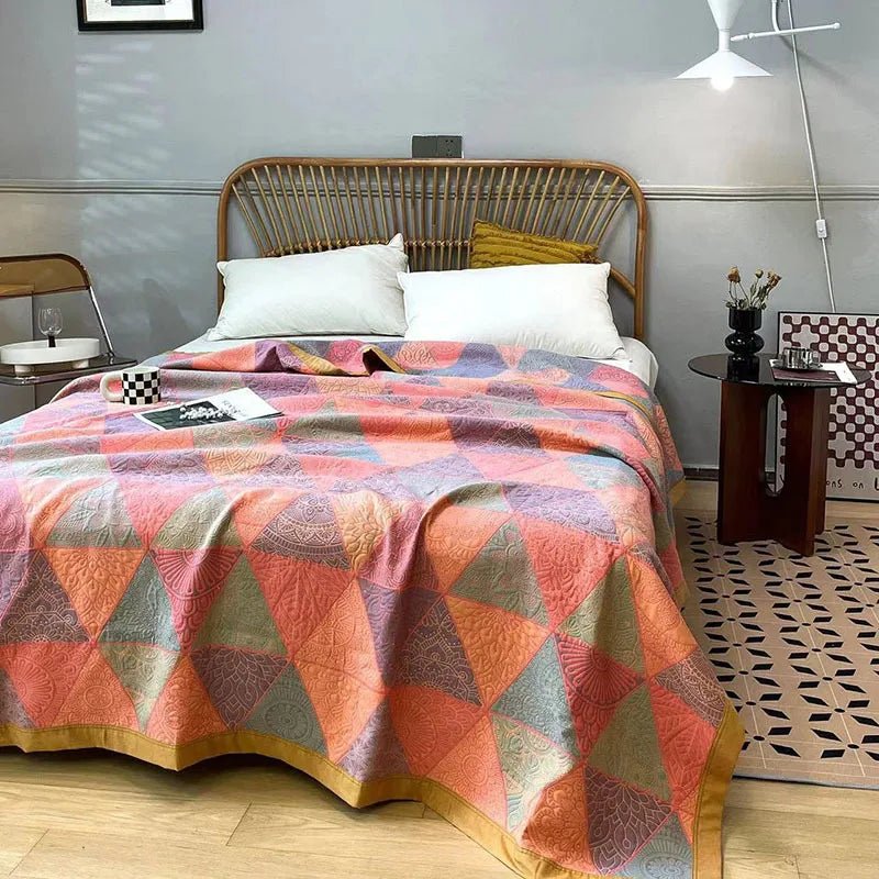 Decorative Bohemian Style Bed Blanket - The House Of BLOC