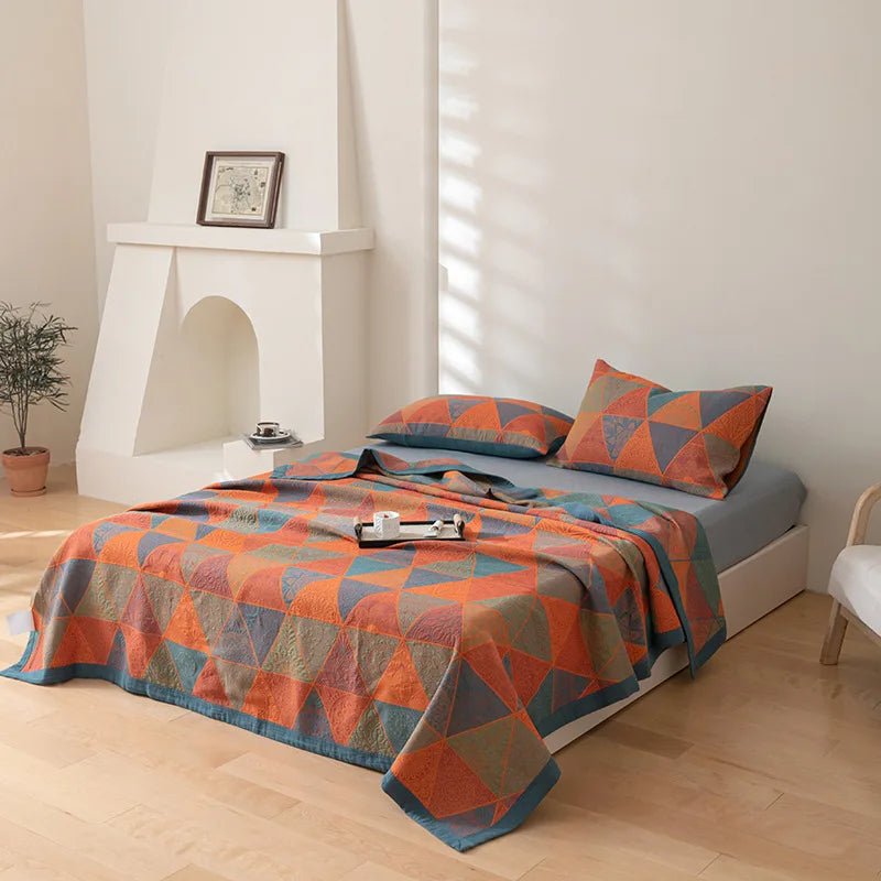 Decorative Bohemian Style Bed Blanket - The House Of BLOC