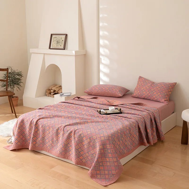 Decorative Bohemian Style Bed Blanket - The House Of BLOC