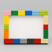 DIY Children's Building Block Photo Frame - The House Of BLOC