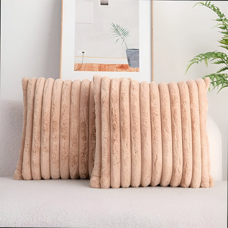 Double Sided Plush Pastel Cushion Cover - The House Of BLOC