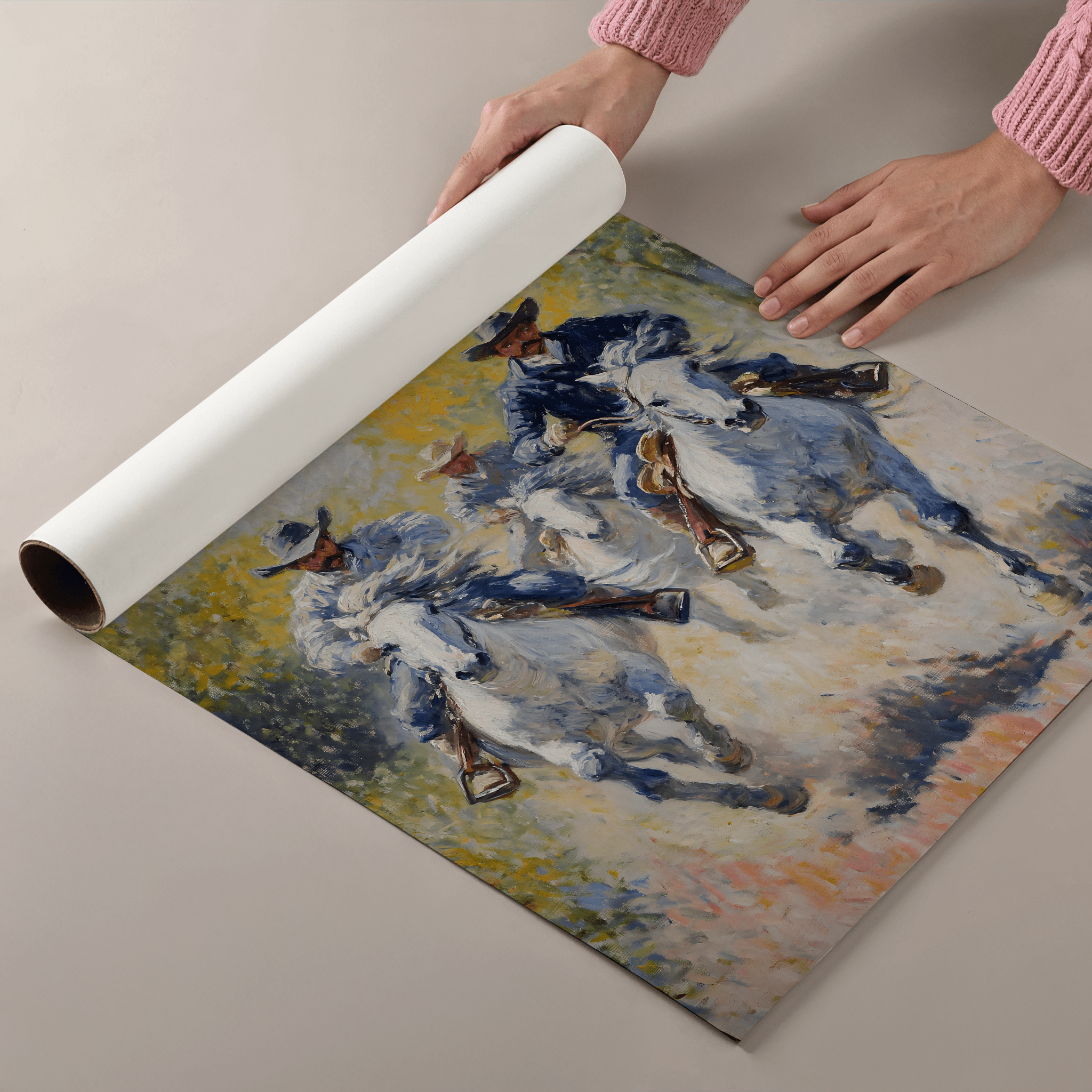 Dust Riders - Premium Semi - Glossy Poster - The House Of BLOC