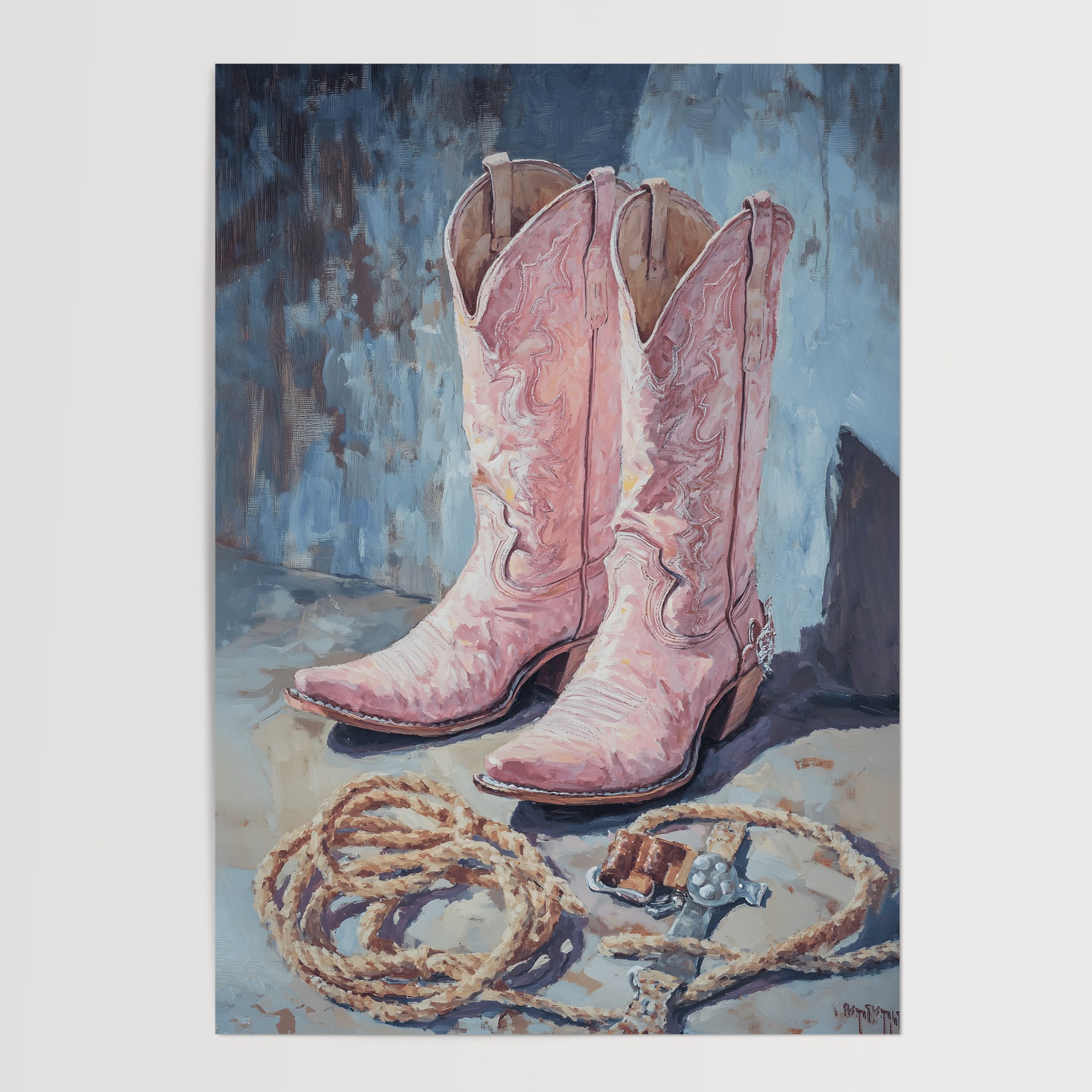 Dusty Rose Riders - Premium Semi - Glossy Poster - The House Of BLOC