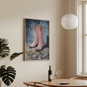 Dusty Rose Riders - Premium Semi - Glossy Poster - The House Of BLOC