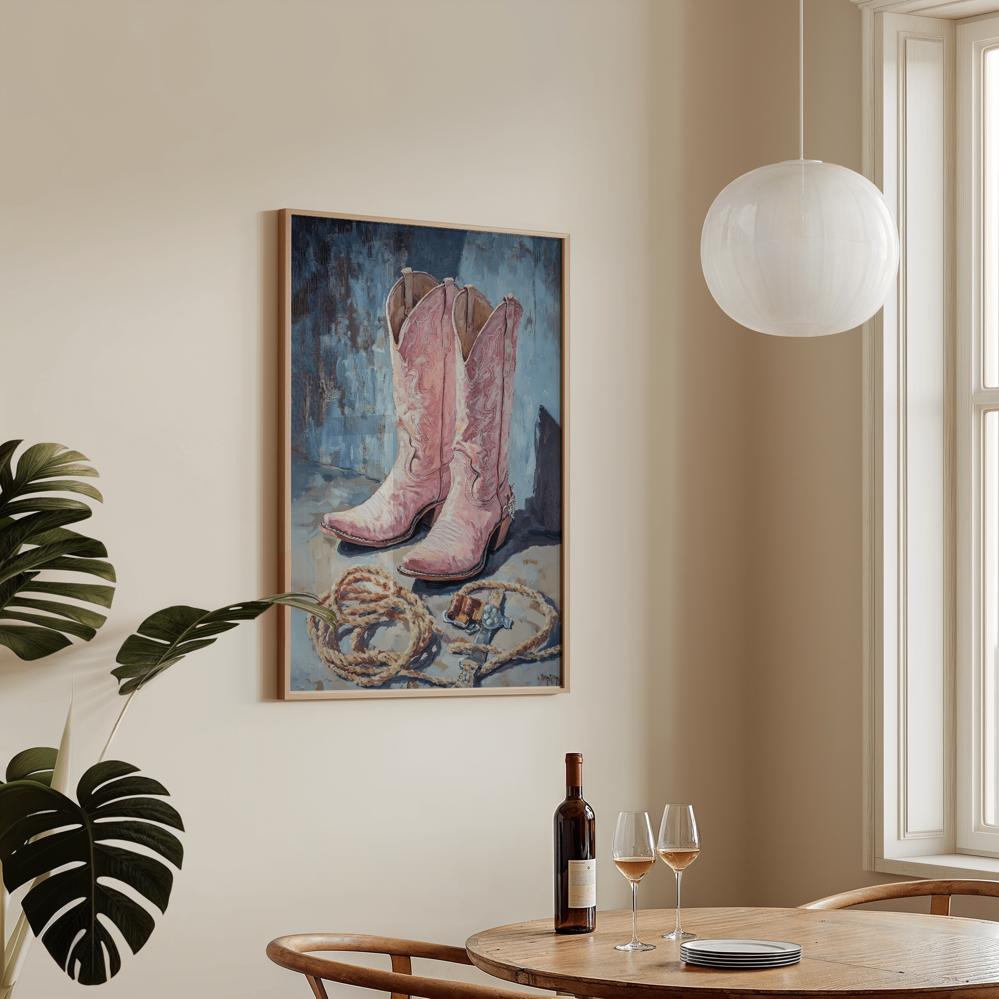 Dusty Rose Riders - Premium Semi - Glossy Poster - The House Of BLOC