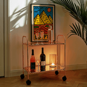 Egypt Pyramids Poster - Keith Haring Inspired - Premium Semi - Glossy Poster - The House Of BLOC