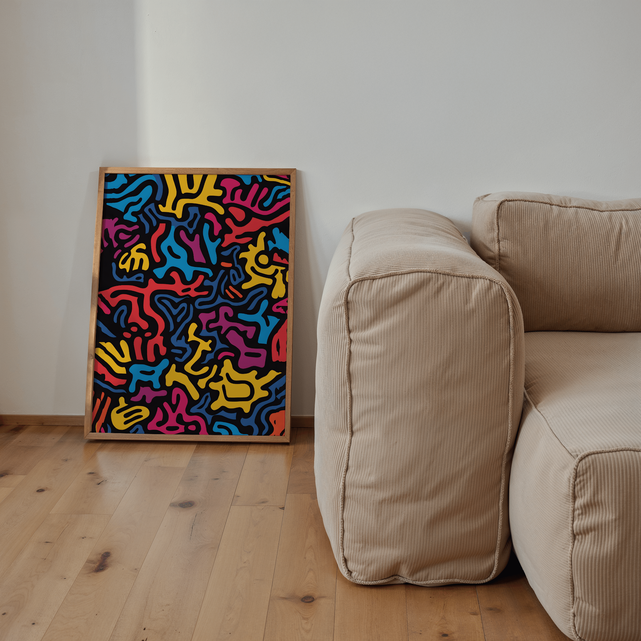 Electric Labrinth - Premium Semi - Glossy Poster - The House Of BLOC