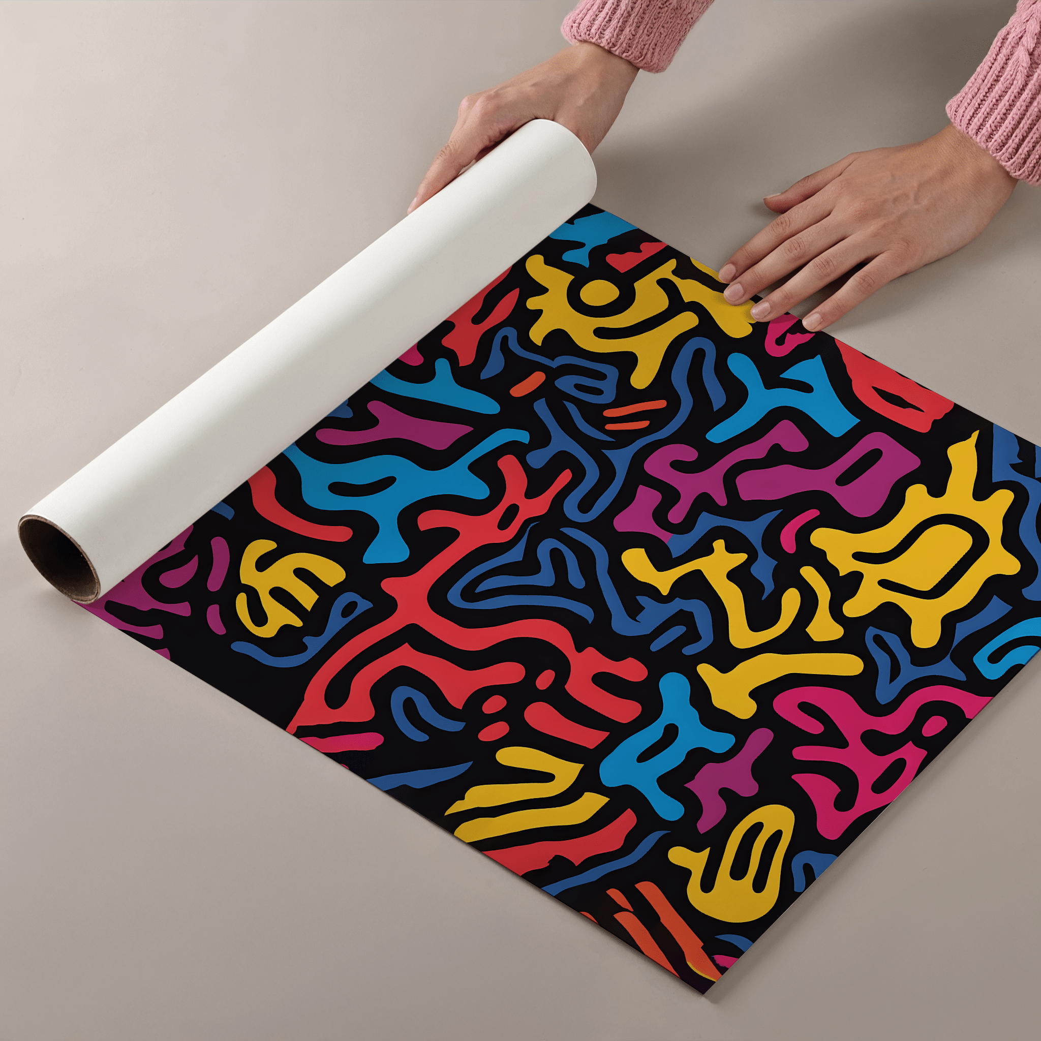 Electric Labrinth - Premium Semi - Glossy Poster - The House Of BLOC