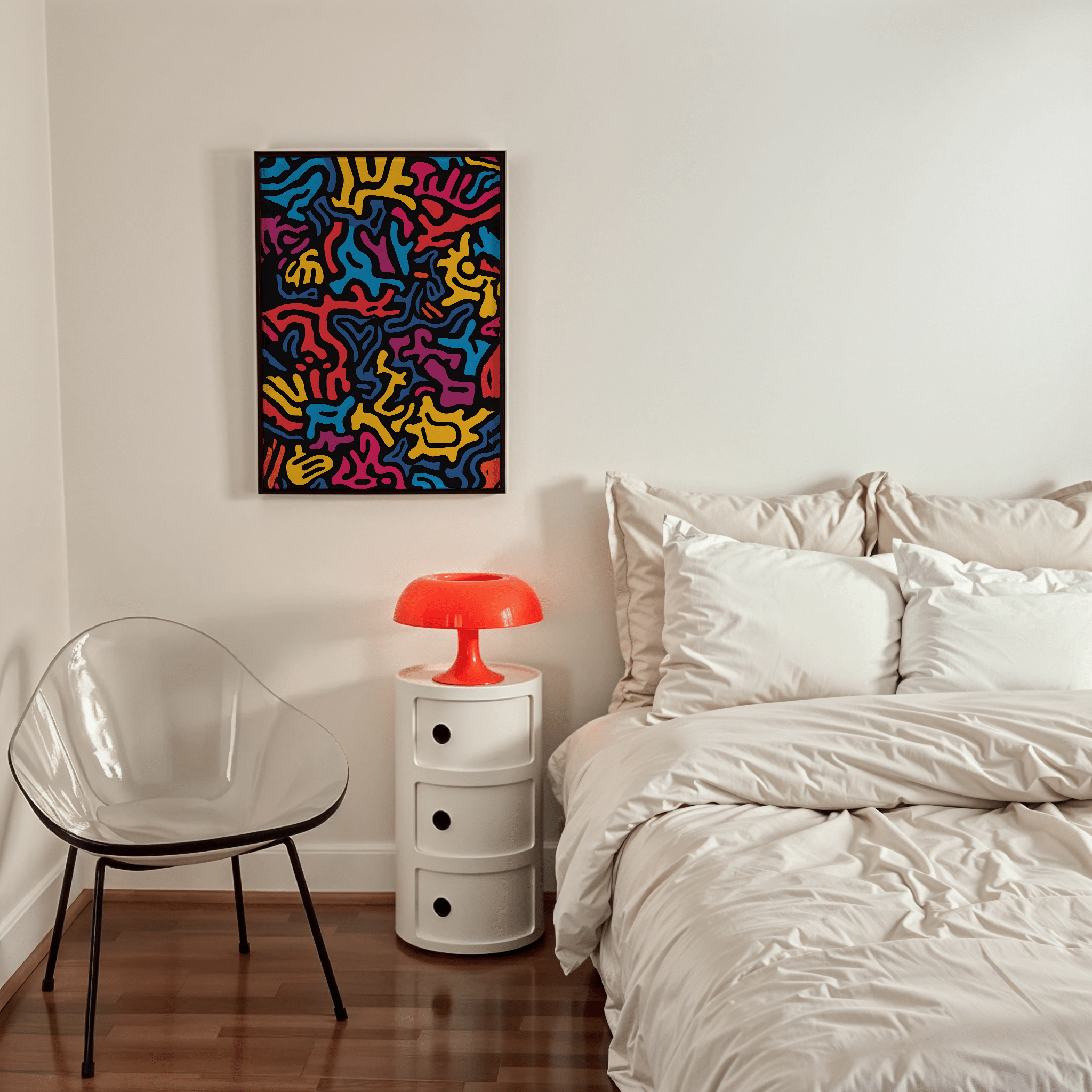 Electric Labrinth - Premium Semi - Glossy Poster - The House Of BLOC