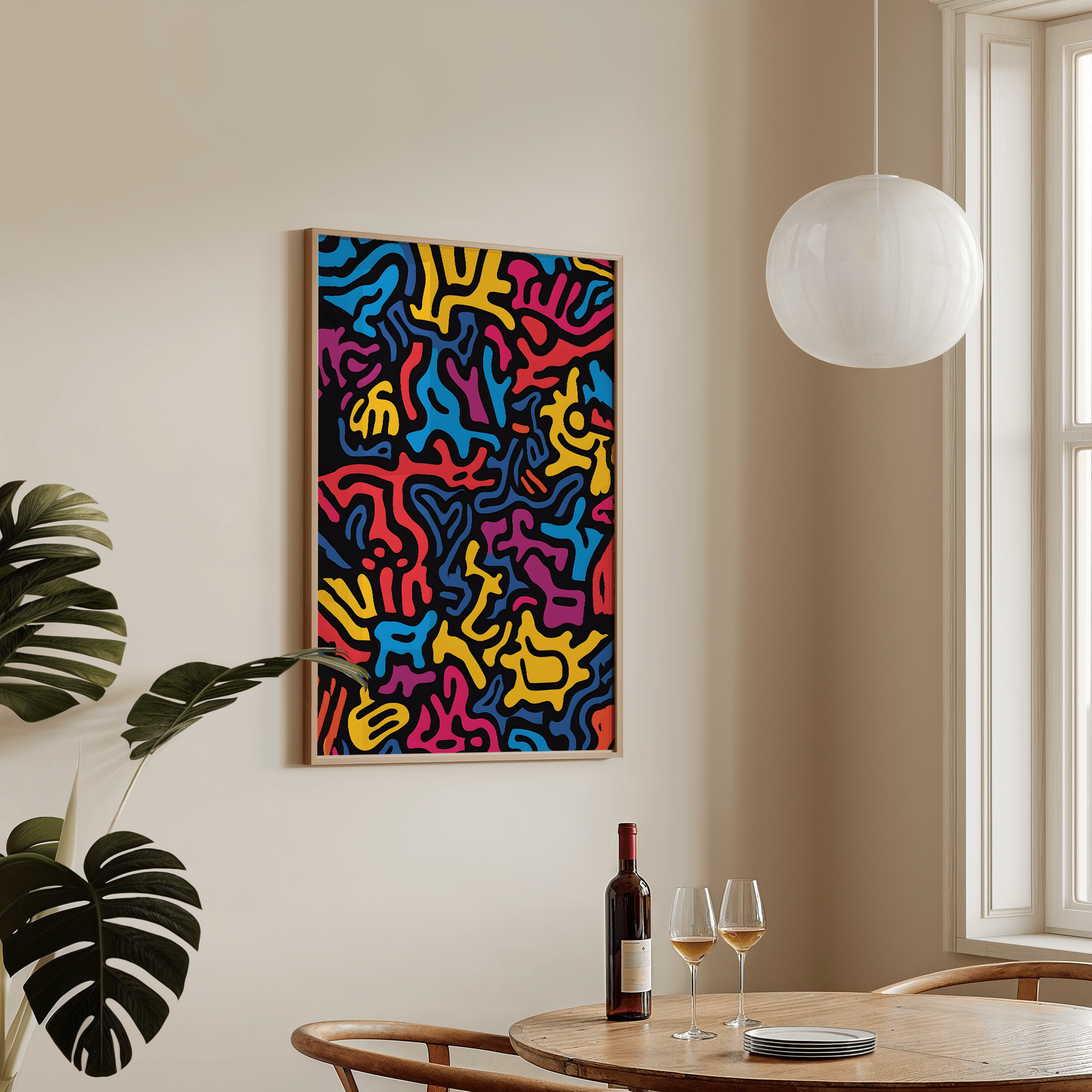 Electric Labrinth - Premium Semi - Glossy Poster - The House Of BLOC