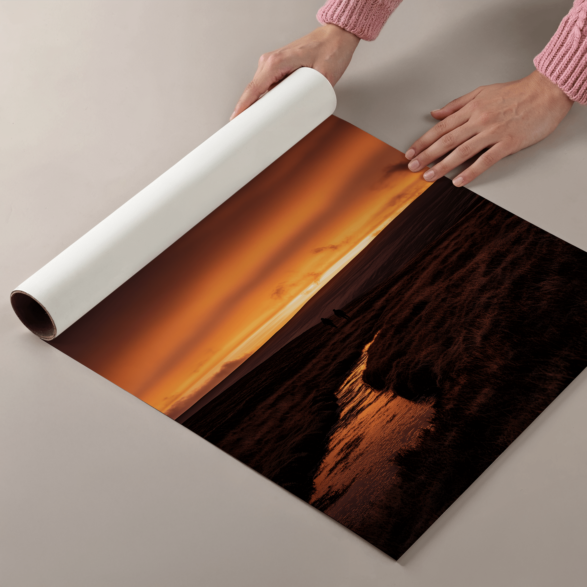 Embers Of The Horizon - Premium Semi - Glossy Poster - The House Of BLOC