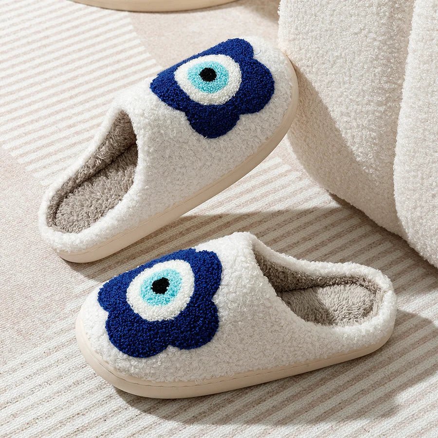 Embroidery Flower Home Slippers - The House Of BLOC