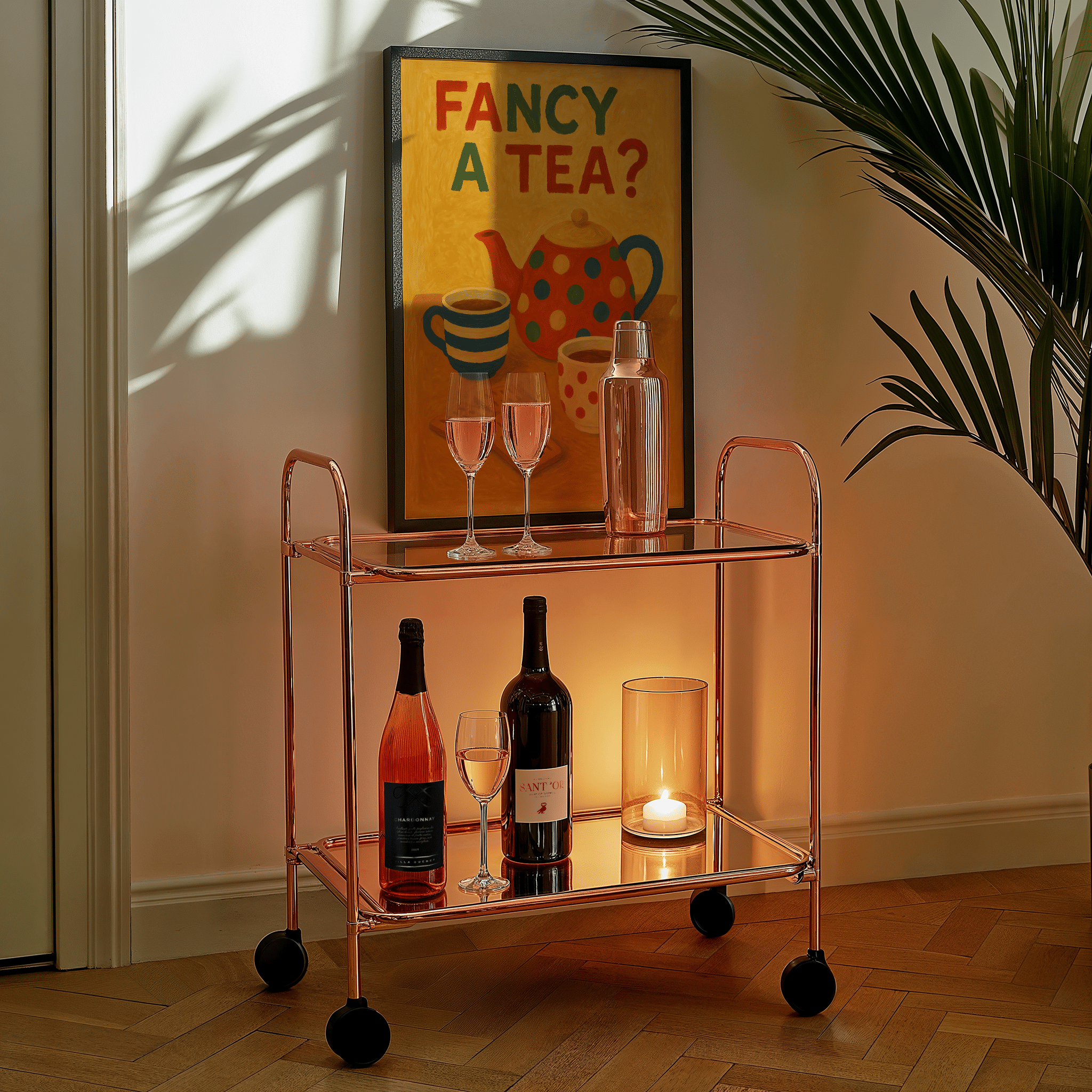 Fancy A Tea Poster - Premium Semi - Glossy Poster - The House Of BLOC