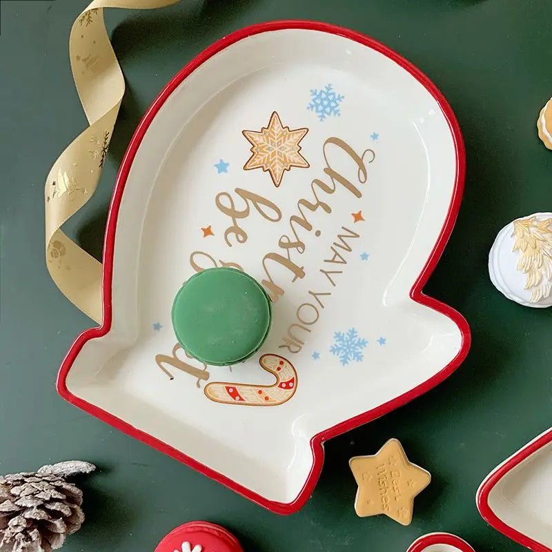 Festive Christmas Theme Porcelain Serving Dish - The House Of BLOC