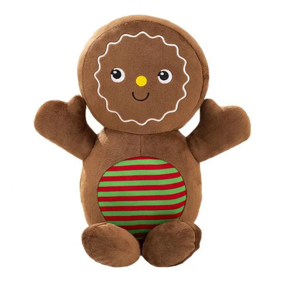 Festive Christmas Tree & Gingerbread Man Cushion - The House Of BLOC