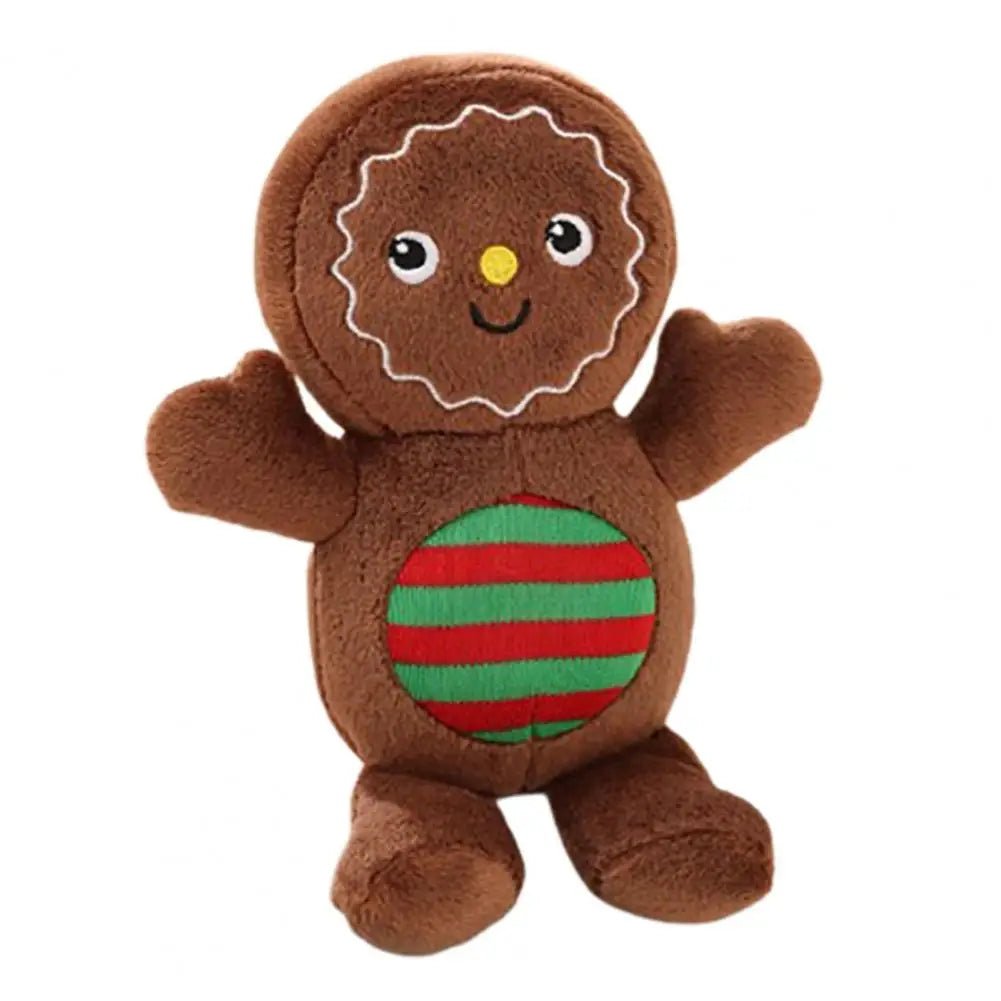 Festive Christmas Tree & Gingerbread Man Cushion - The House Of BLOC