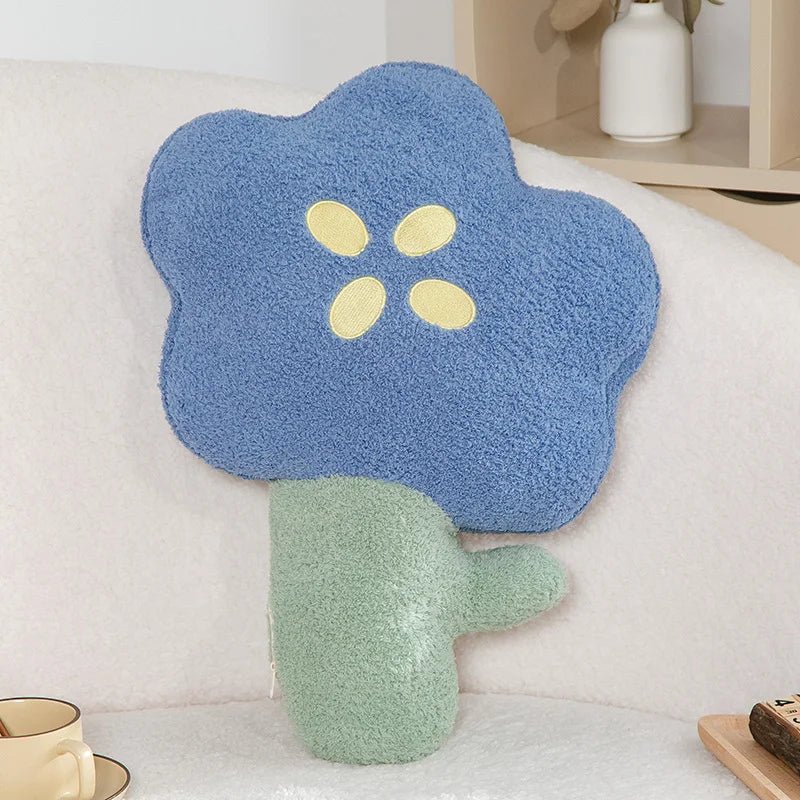 Fleece Flower Throw Cushion - The House Of BLOC