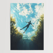 Floating In A River Poster - Premium Semi - Glossy Poster - The House Of BLOC