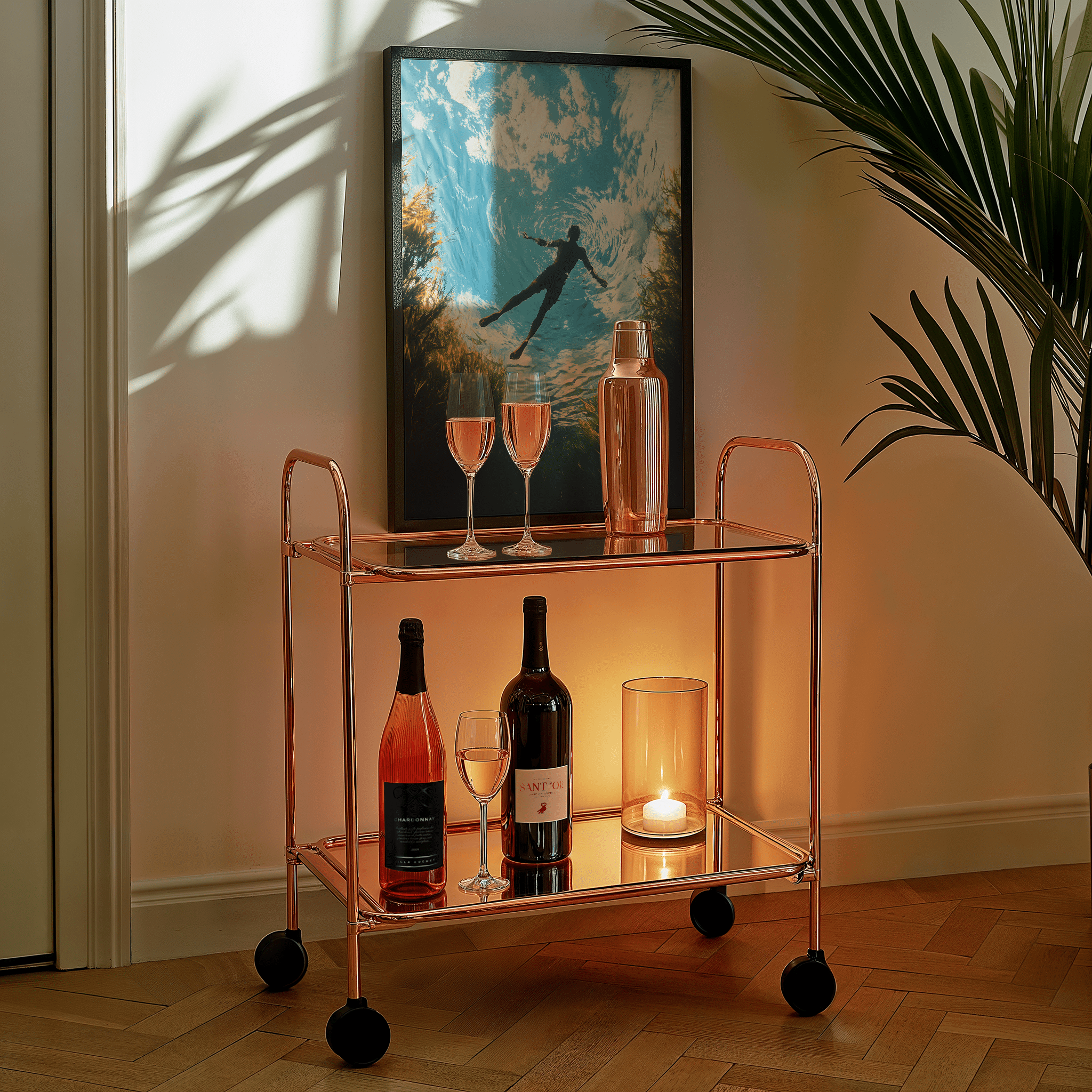 Floating In A River Poster - Premium Semi - Glossy Poster - The House Of BLOC