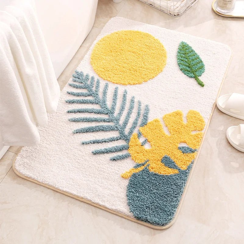 Floral Non Slip Bathmat - The House Of BLOC