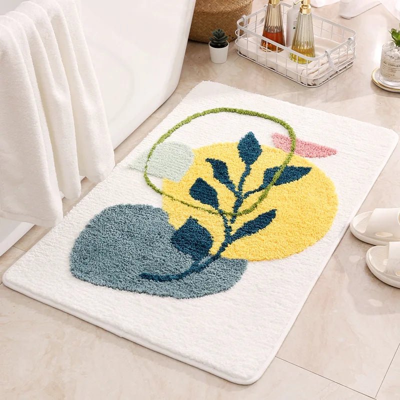 Floral Non Slip Bathmat - The House Of BLOC