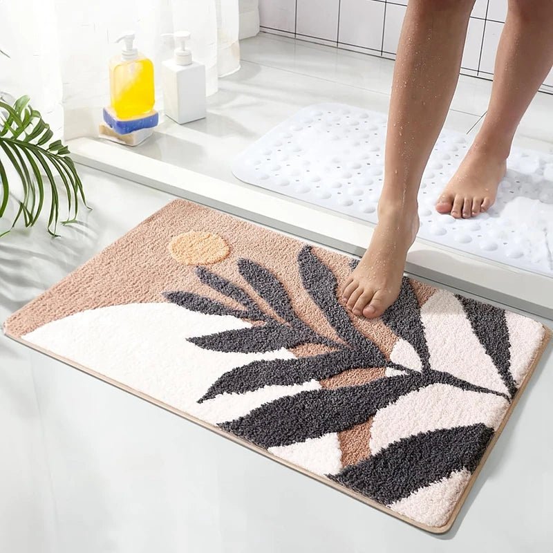 Floral Non Slip Bathmat - The House Of BLOC