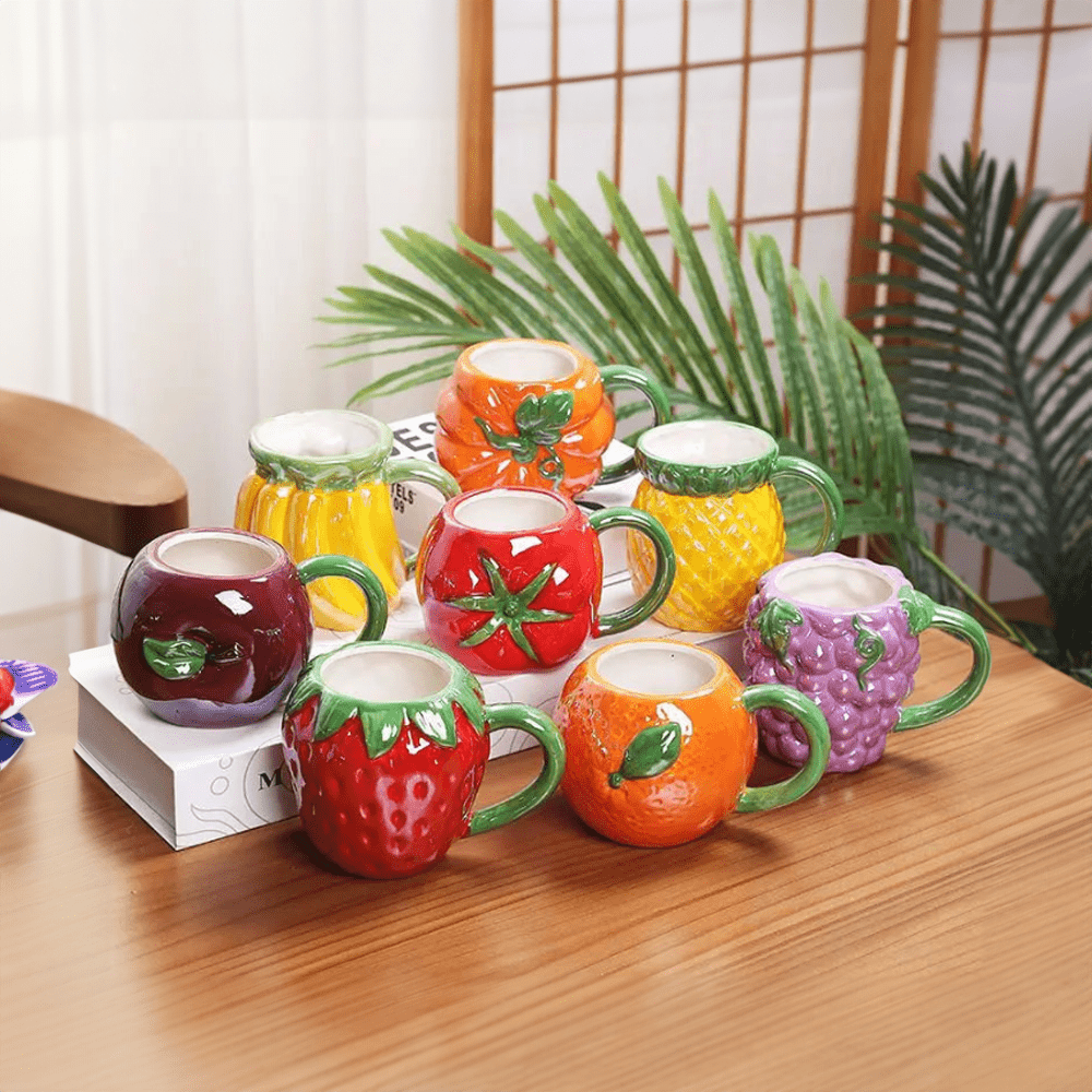 Fruit Design Ceramic Mug - The House Of BLOC