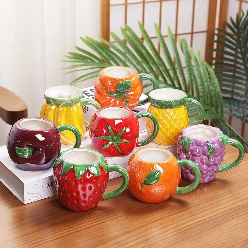 Fruit Design Ceramic Mug - The House Of BLOC