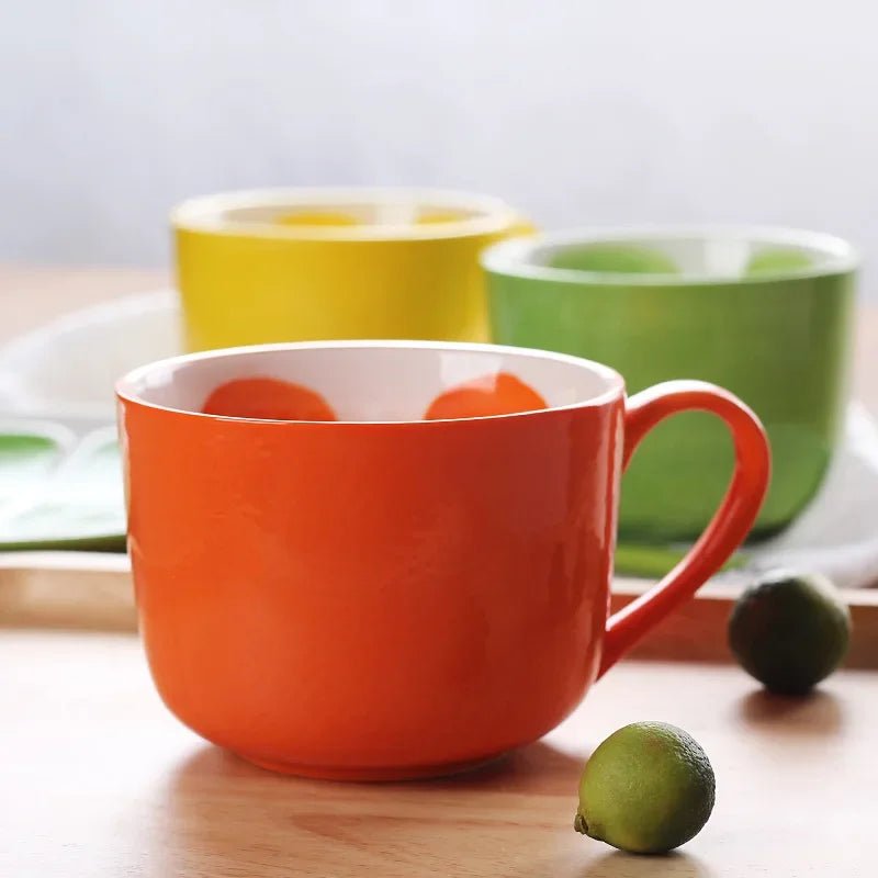 Fruit Design Mug & Saucer Set - The House Of BLOC