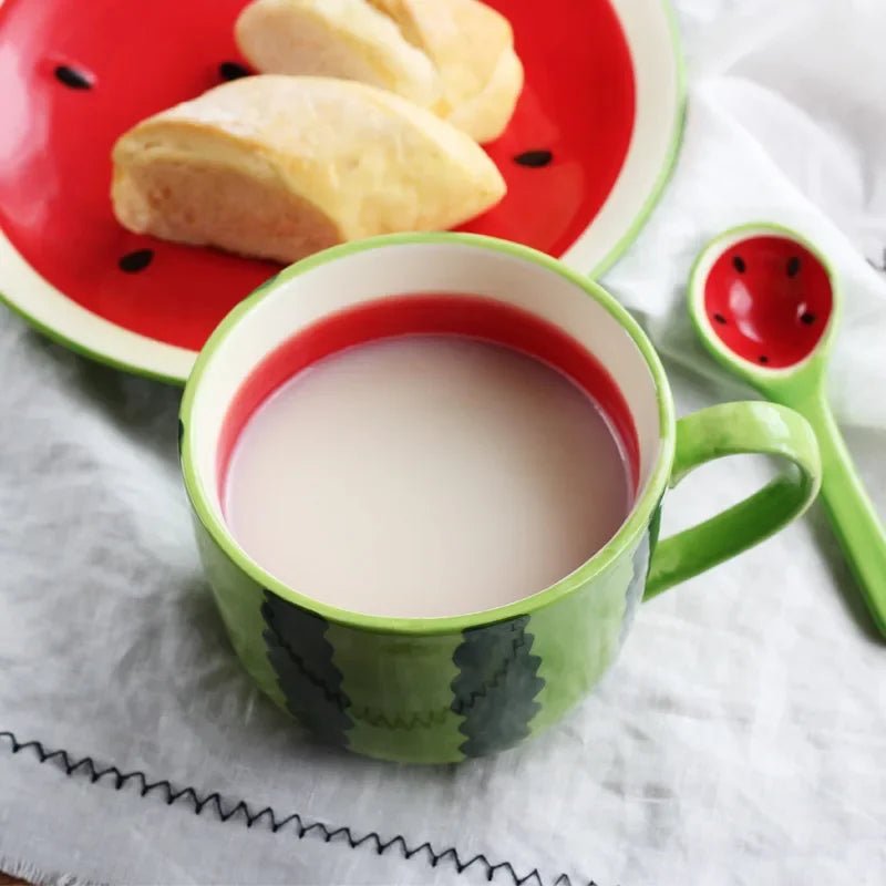 Fruit Design Mug & Saucer Set - The House Of BLOC