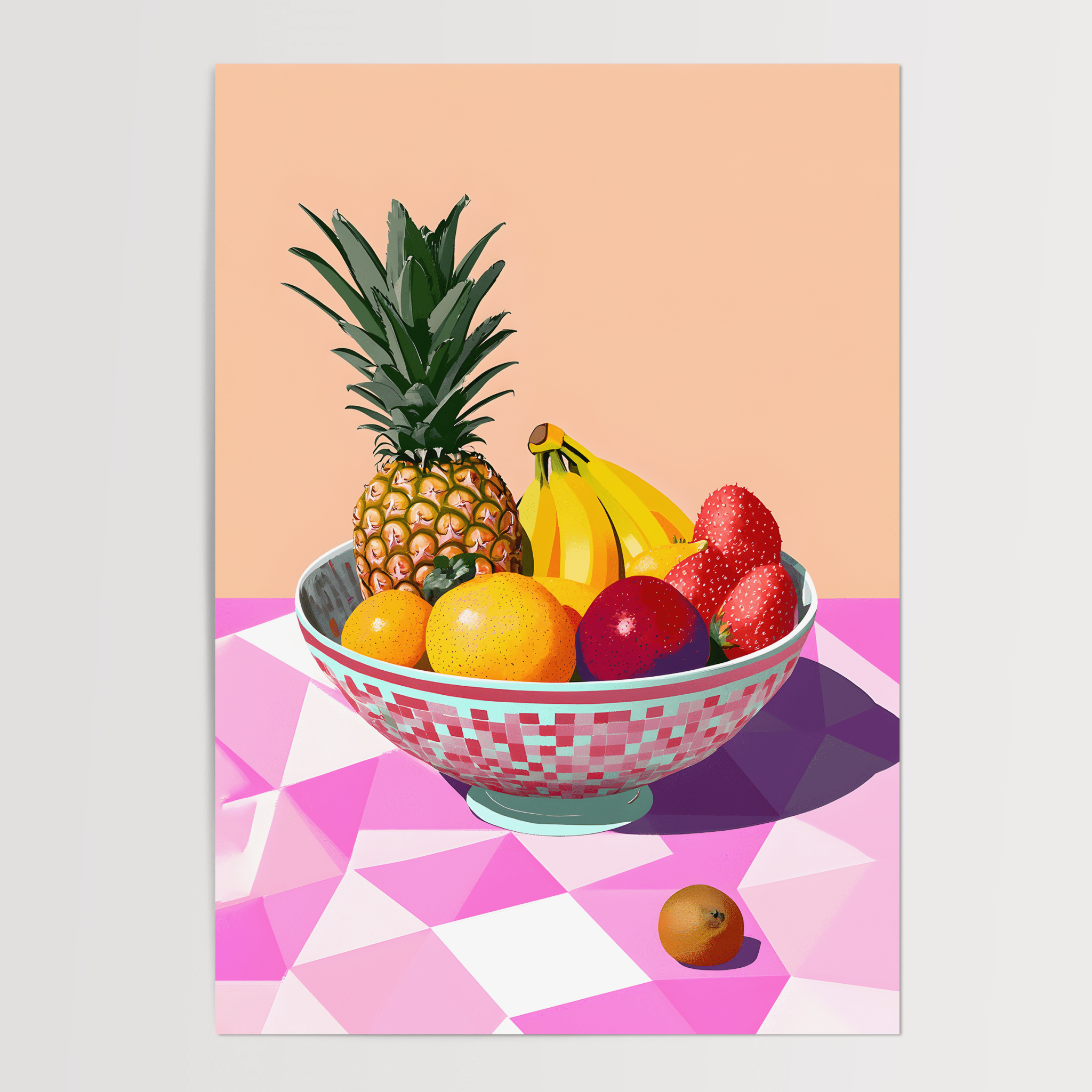 Fruit Parade - Premium Semi - Glossy Poster - The House Of BLOC