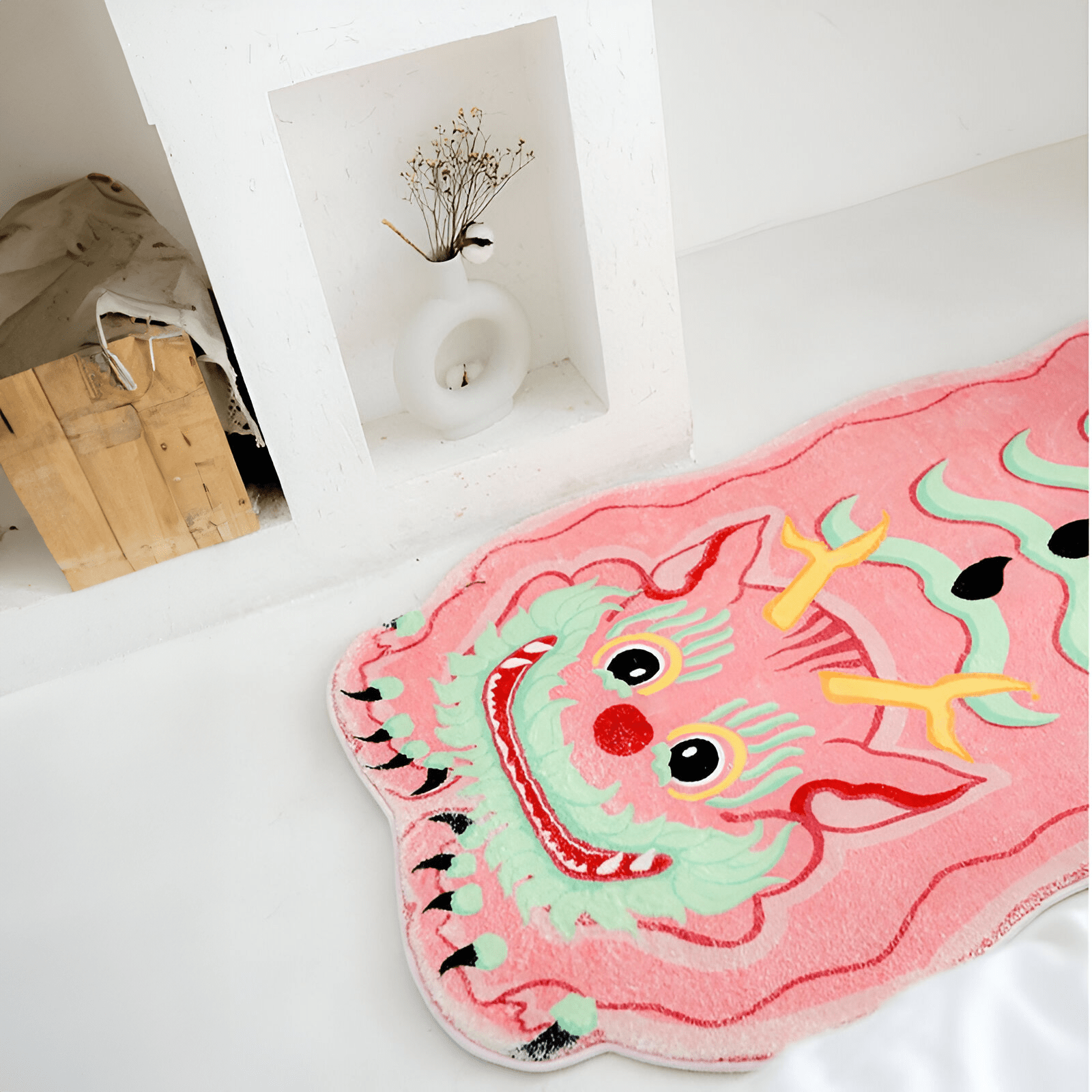 Funny Chubby Dragon Soft Rug - The House Of BLOC