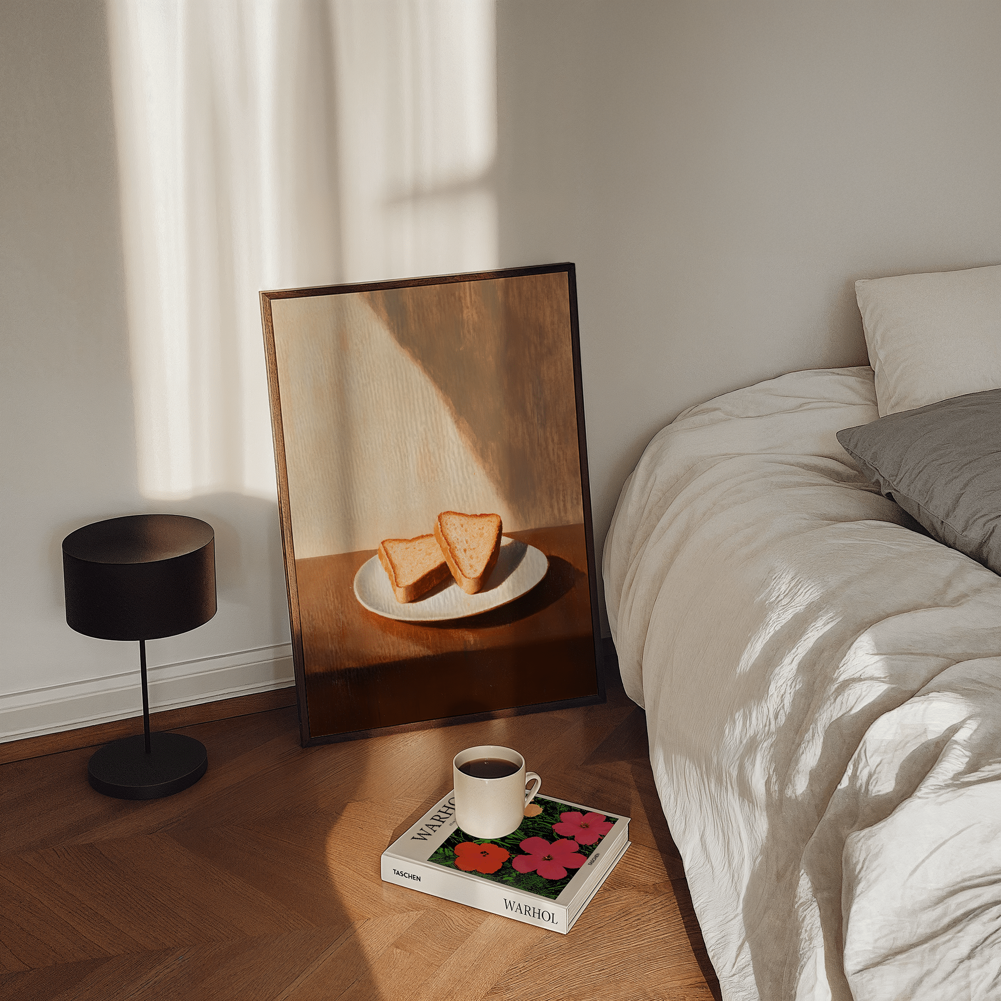 Golden Hour Toast - Premium Semi - Glossy Poster - The House Of BLOC