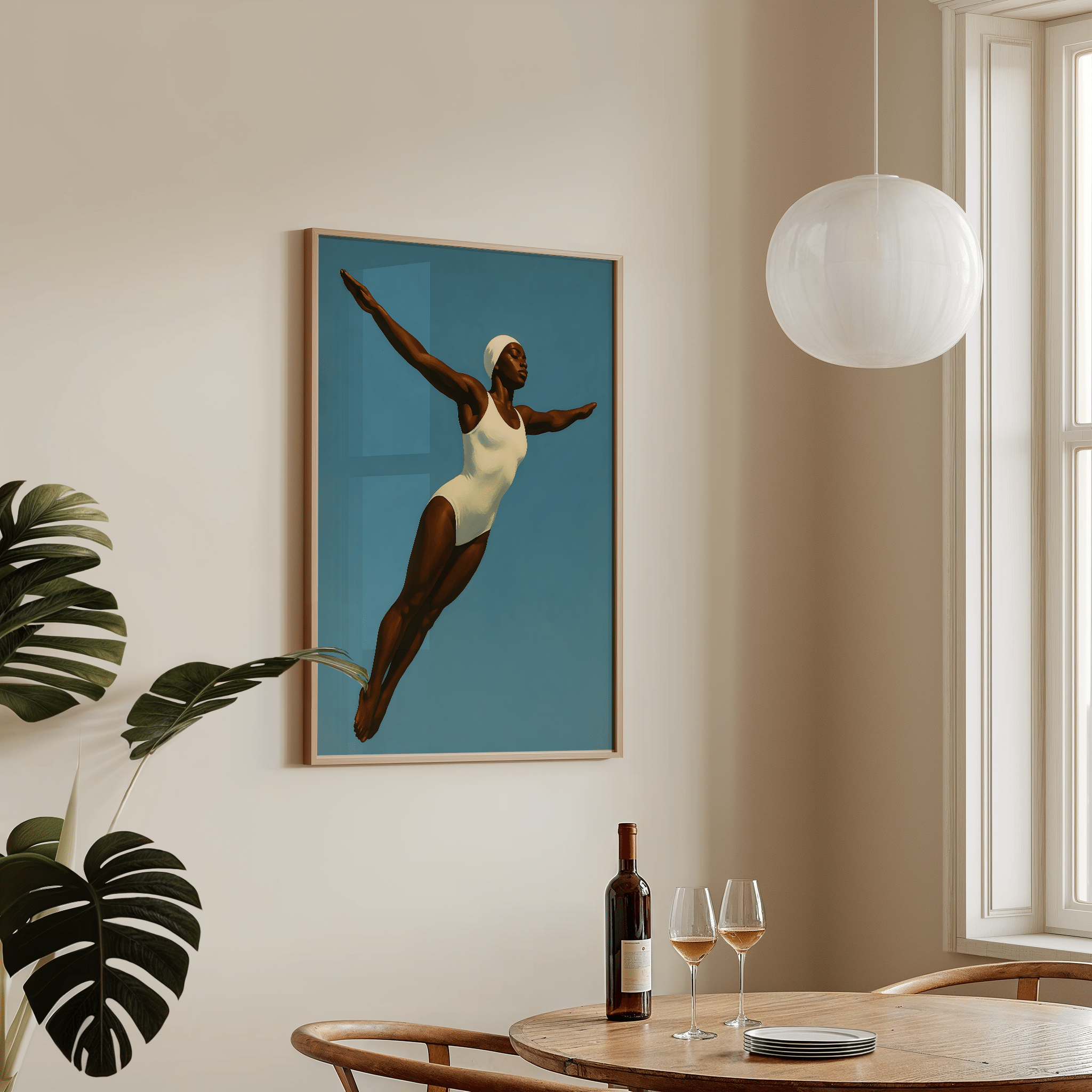 Grace In Flight - Premium Semi - Glossy Poster - The House Of BLOC