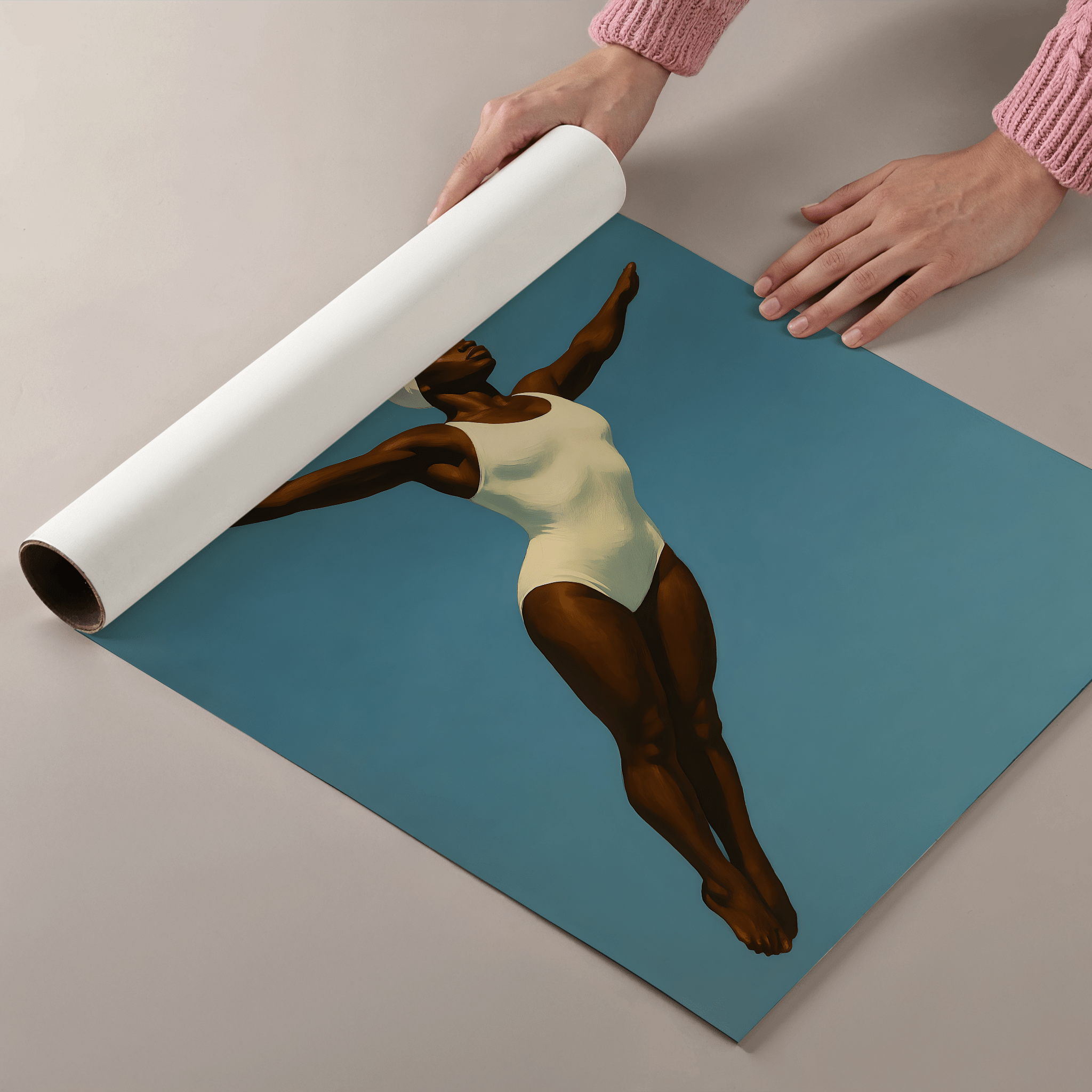 Grace In Flight - Premium Semi - Glossy Poster - The House Of BLOC