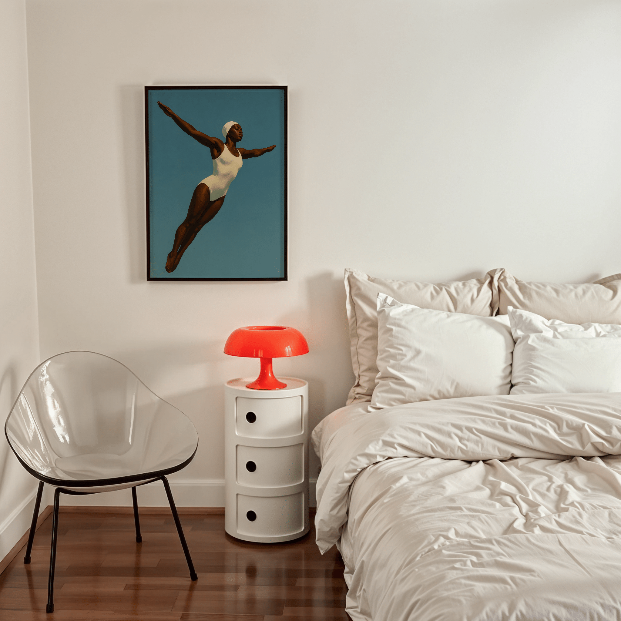 Grace In Flight - Premium Semi - Glossy Poster - The House Of BLOC