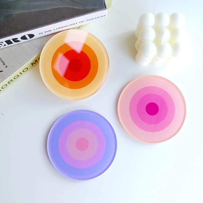 Gradient Colour Drink Coasters - The House Of BLOC