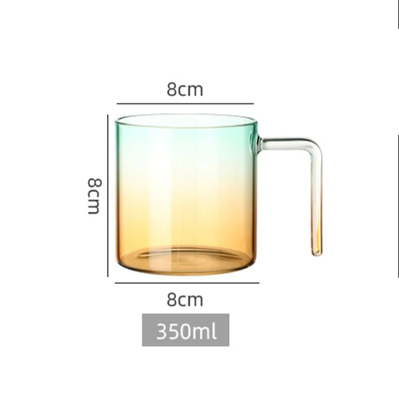 Gradient Colour Glass Jug & Cup Set - The House Of BLOC