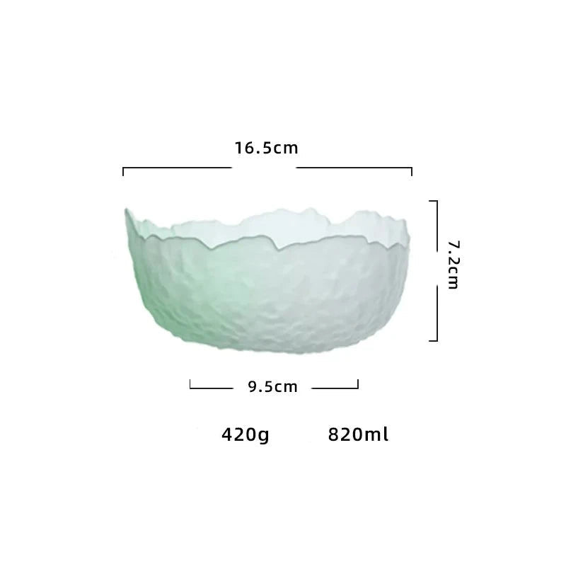 Gradient Coloured Tempered Glass Bowl - The House Of BLOC