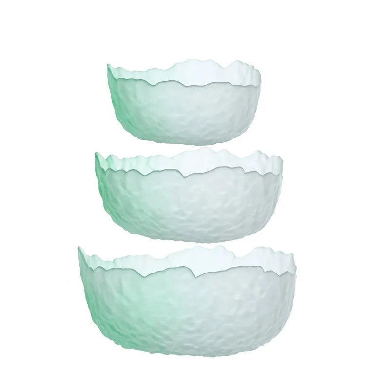 Gradient Coloured Tempered Glass Bowl - The House Of BLOC