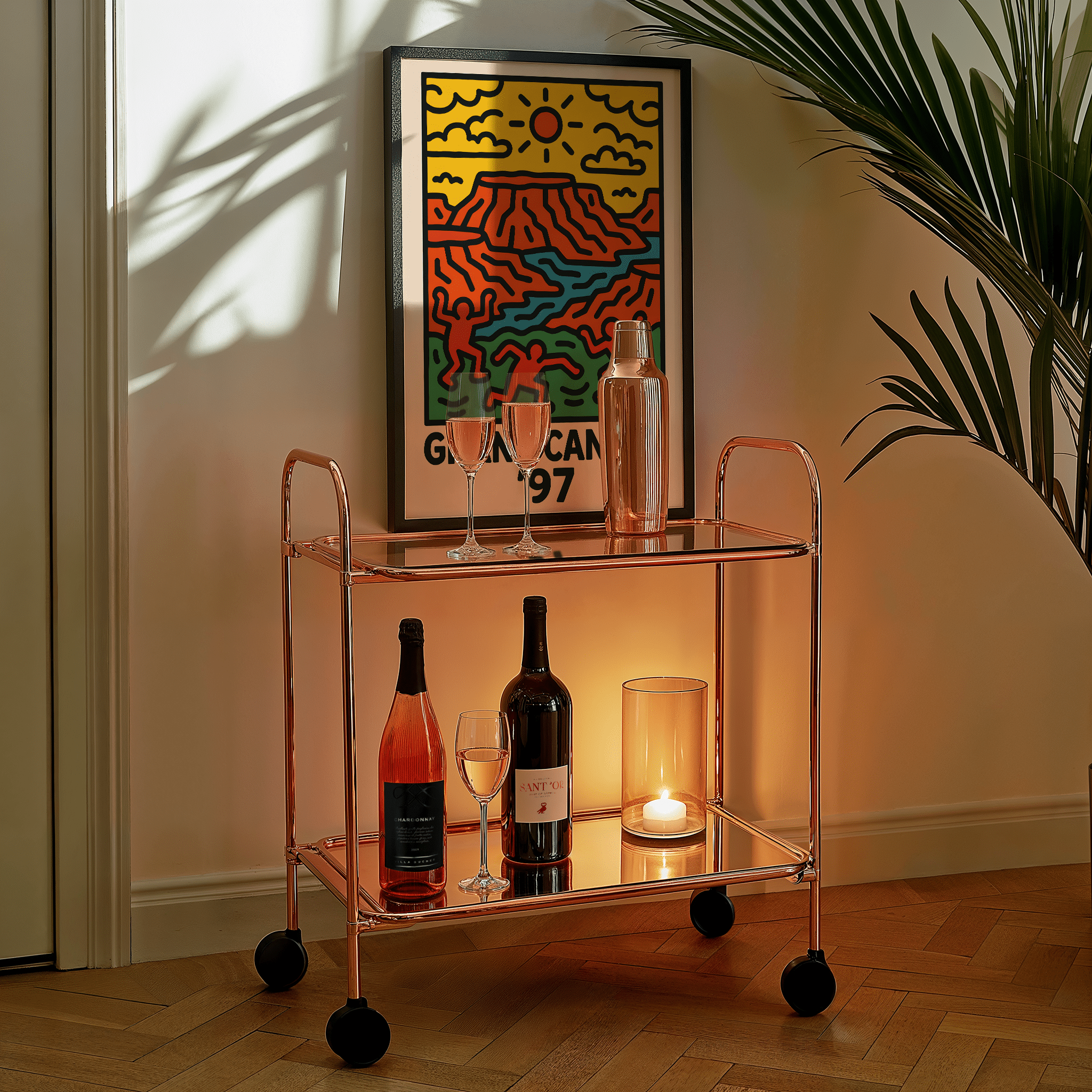 Grand Canyon Poster - Keith Haring Inspired - Premium Semi - Glossy Poster - The House Of BLOC