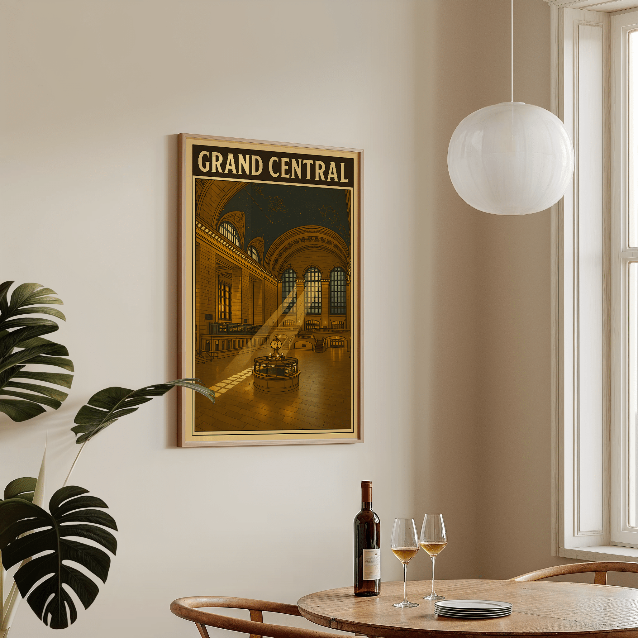 Grand Central Train Station - Premium Semi - Glossy Poster - The House Of BLOC