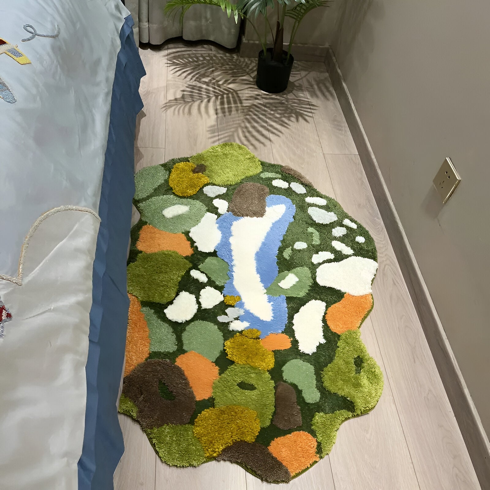 Green Meadow Design Rug - The House Of BLOC