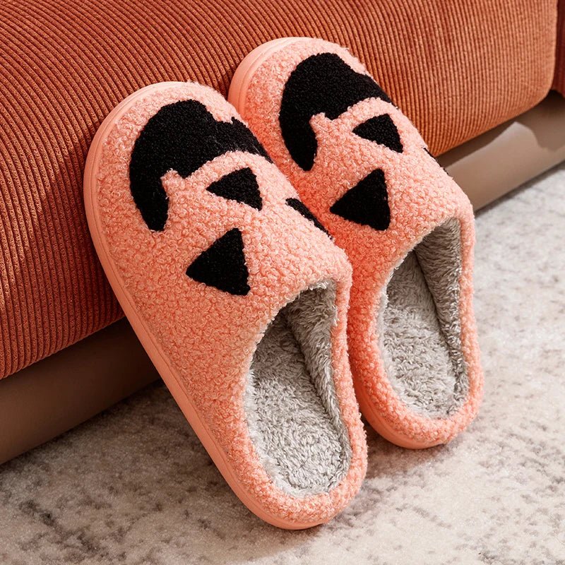 Halloween Pumpkin Home Slippers - The House Of BLOC