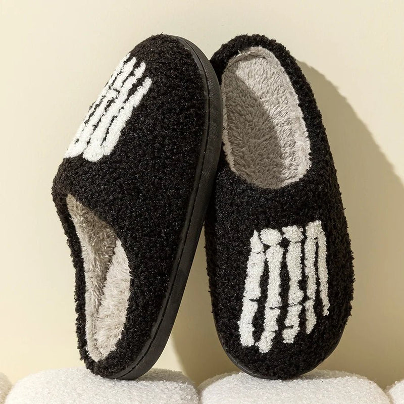 Halloween Skeleton Toes Home Slippers - The House Of BLOC