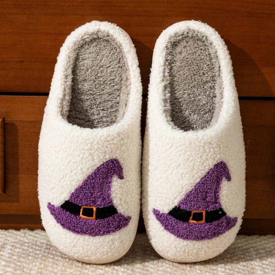 Halloween Witches Hat Home Slippers - The House Of BLOC