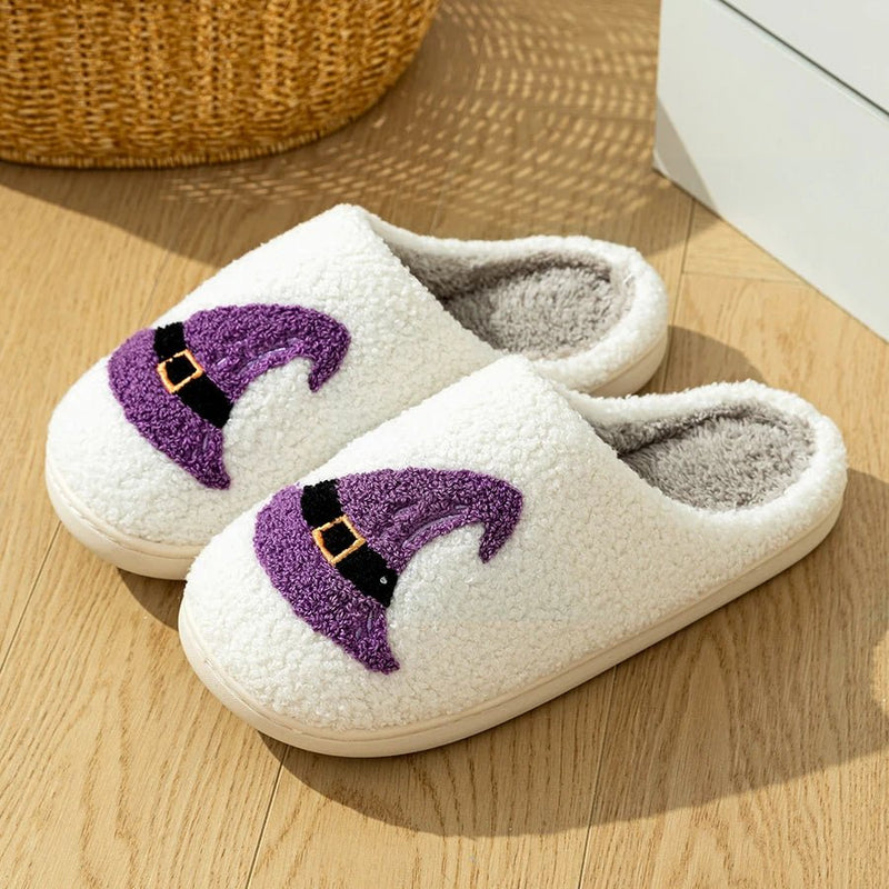 Halloween Witches Hat Home Slippers - The House Of BLOC